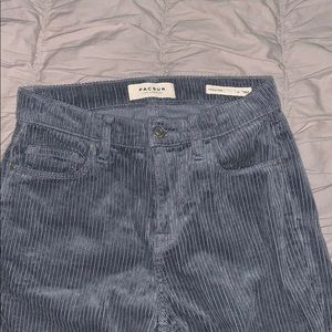 pacsun blue corduroy pants